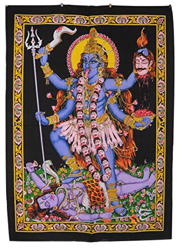 Preisvergleich Produktbild Indischer Wandbehang, Motiv: Kali