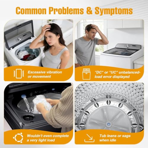 Image of Compatible with 6kg,6.5 kg Top Load I...F...B.. Washing Machine Suspension Rods (23.2 Inch) Set of 4