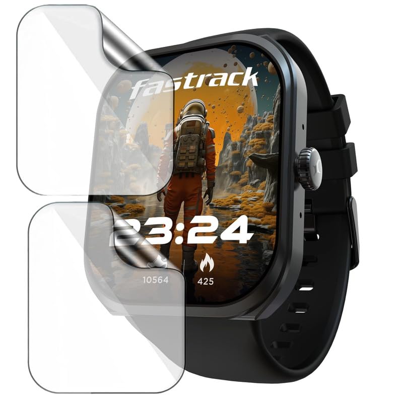 Image of 2-Pack | Screen Protector Guard for Fastrack Limitless FS2+ | 2.01 inch | Smartwatch - Flexible & Ultrathin TPU Film, Scratch Resistant, Bubble Free - Not Tempered Glass