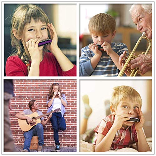 Harmonica polyphonique 24 trous en Do pour enfants et adultes avec étui de rangement et chiffon de nettoyage pour… - Les Beatles, Paul McCartney, John Lennon, RIngo Starr, George Harrison Harmonica polyphonique 24 trous en Do pour enfants et adultes avec étui de rangement et chiffon de nettoyage pour… – Image 5