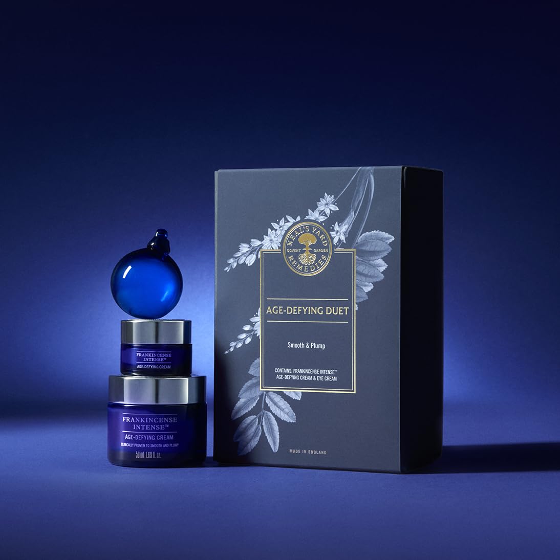 Neal's Yard Remedies Frankincense Age-Defying Duet Gift Set, Nourishing Face Cream & Eye Cream With Essential Oils - Image 4
