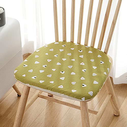 Homerich Essstuhl Kissen Pad Komfortabel Gartenstuhlkissen Weich Küche Kissen Sitzkissen Anti-Slip Esszimmer Stuhlkissen Für Schaukelstuhl Wohnzimmer Restaurant Startseite Terrasse Küche-H L40xw42cm