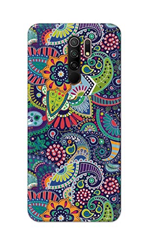 Image of Printed Hard Back Cover Case for Mi Redmi 9 Prime Back Cover (Miraculous Patterns) -1803