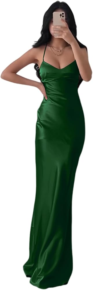 Sevintage Emerald Green Prom Dress Plus Size Women Mermaid Satin Bridesmaid  Dresses for Teens Formal Dress Evening Gown Size 22 at Amazon Women's  Clothing store