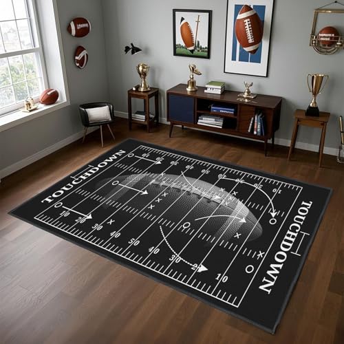 Tapete de fútbol para dormitorio 3'x5' miniatura 5