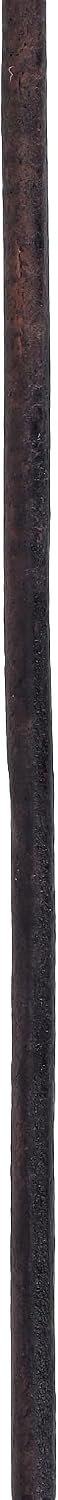 TRISKY Real/Genuine Round Leather Cord for Jewelry Making - Premium Black Leather Necklace Cord for Crafting - Bracelets, Pendants, Braiding, Wraps - Crafts String (2mm Black Distressed, 20m)