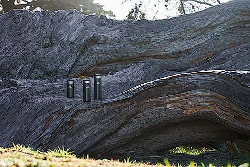 Image of Stanley AeroLight Transit Bottle 16 oz | Locking Drink Through Lid | Leak Resistant Water Bottle or Coffee Travel Mug | Lightweight Insulated Stainless Steel | BPA-Free | Black Glimmer
