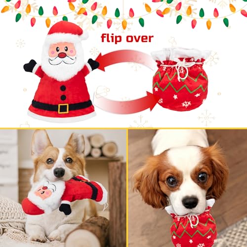 Juguete interactivo navideño para perros LECHONG miniatura 5