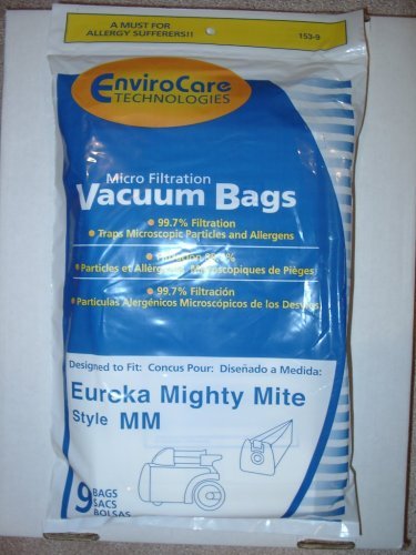 12 Eureka Mighty Mite Style MM Vacuum Bags Microfiltration with Closure