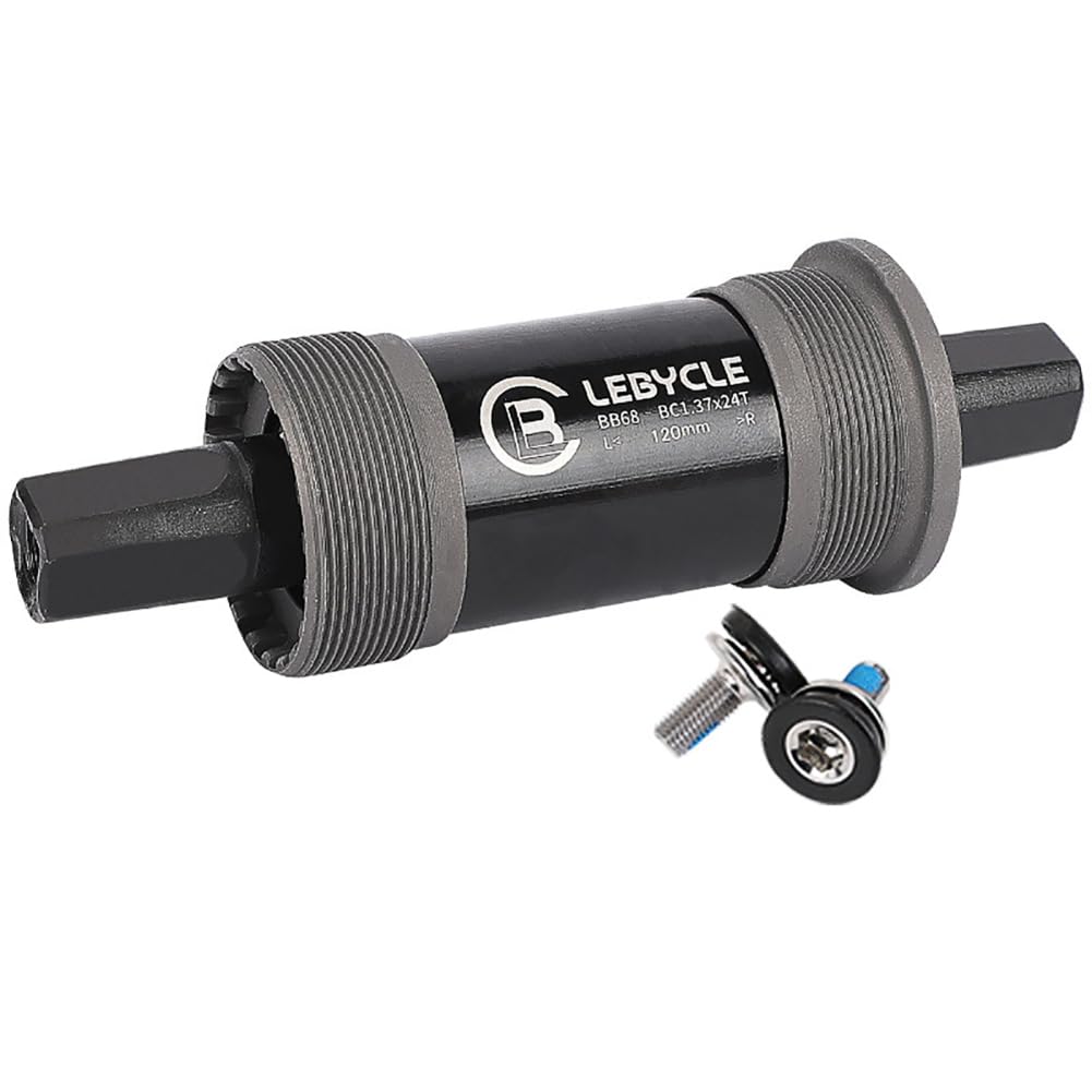 JIASHUNHE Bottom Bracket Bottom Bracket Threaded With Screws Bike Hollow Axle 110.5/113/118/120/122.5/126mm(120MM)