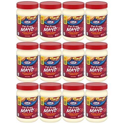 Kraft Foods Mayo Fat Free Mayonnaise Dressing Jars, 15 Oz