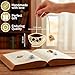 Embroidered Teacup Bookmark with Floral Design – Cute Tea Cup Bookmark for Book Lovers, Readers & Teachers – Unique Gift for Women, Tea Lovers & Bookworms
