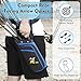 SUNYA X510 Field & Competition Hip Arrow Quiver | 3-Slot Noise-Free Archery Quiver with Sturdy Storage System (42x18cm)
