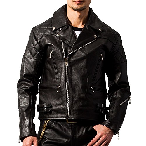 [Liugoo Leathers] (z[[NX) Horn Works _uC_[X UKpbh_uC_[XWPbg STCY ubN 3548