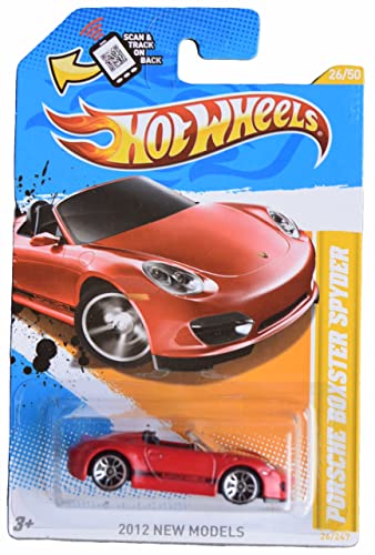 Hot Wheels Porsche Boxster Spyder, 2012 New Models 26/50, Porsche Spyder