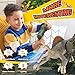 Bokigibi Dinosaur toys, Realistic Remote Control Dinosaur toys for Kids 3-5, 2.4GHZ, Walking, Rechargeable, 3D Eyes Realistic Appearance, 3 Sound Effects, Demo Function, Sturdy Jurassic Toy for kid 3+