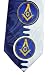 D0043 Masonic Square & Compass Tie