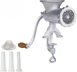 Moedor de Carne, Ervas e Preparo de Linguças N°10 Manual de Ferro Fundido Dasshaus – Desmontável e Prático