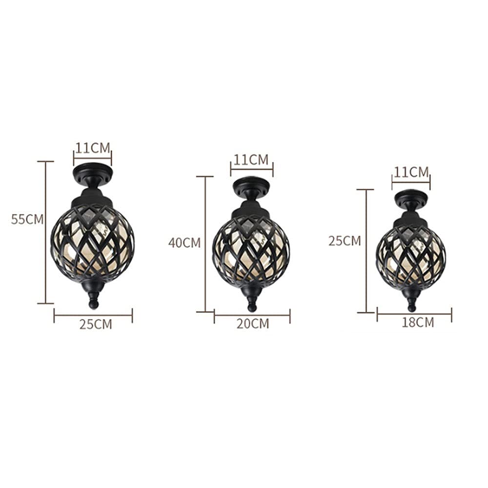 Outdoor Garden Waterproof Ceiling Lamp European Victoria Retro Globe Glass Lantern Exterior Pavilion Gazebo Patio Wall Light Sconce E27 Aluminum Hanging Pendant Light Household faucets