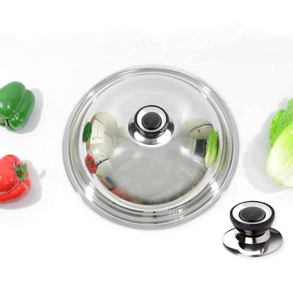 2 Stuks Pot Deksel Knop, Roestvrij Staal Vervangende Knop Keuken Kookgerei Deksel Cover Knop Handvat Voor 2 Stuks Pot Deksel Knop, Roestvrij Staal Vervangende Knop Keuken Kookgerei Deksel Cover Knop Handvat Voor