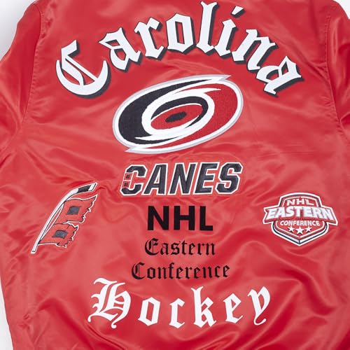 Image of Pro Standard Mens NHL Old English Satin Jacket
