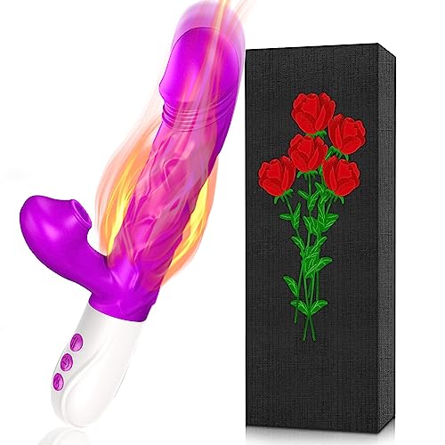 XSFZ Fast Vibrating 10 Modes Quiet Personal Massage Machine for Women&amp;Man Waterproof 2-in-1 Deep Relaxation Body Health Heating Function Adult
