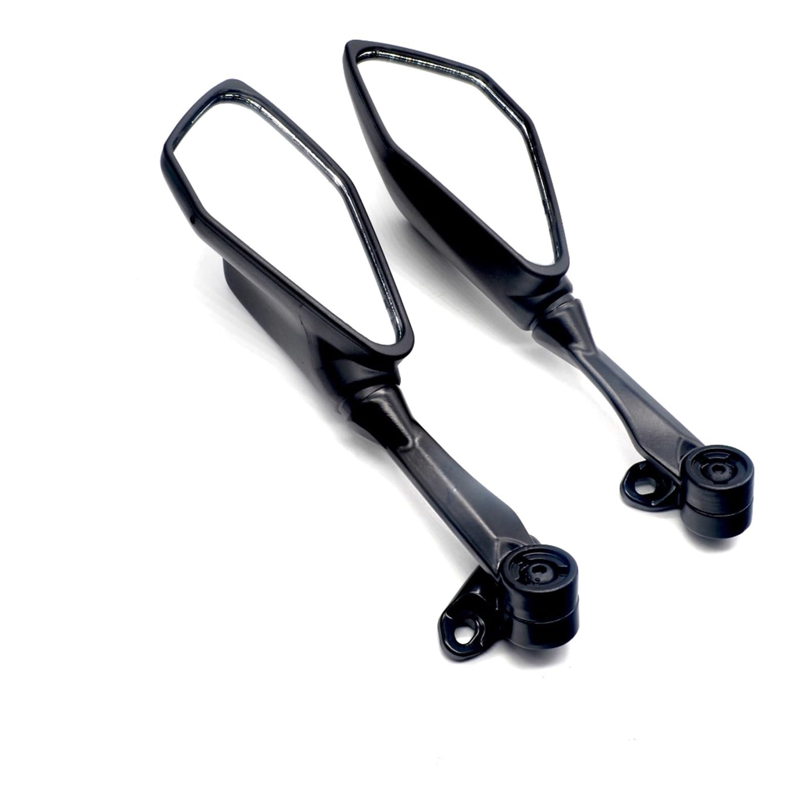 Rétroviseurs Moto Guidon Rétroviseurs Pliables Et Réglables pour Moto, Rétroviseur Vélo Sport pour Ninja125 250 300 400 650 1000 H2 pour H2R pour ZX6R Miroirs Guidon Moto