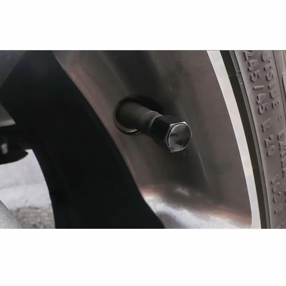 4 Tapones Para Válvulas De Neumáticos De Aleación Aluminio - Compatible Con Peugeot 508L, Incluye Anillo De Goma