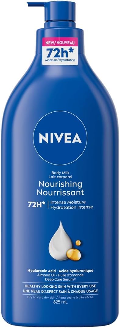 NIVEA Nourishing Body Lotion with Hyaluronic Acid & Almond Oil