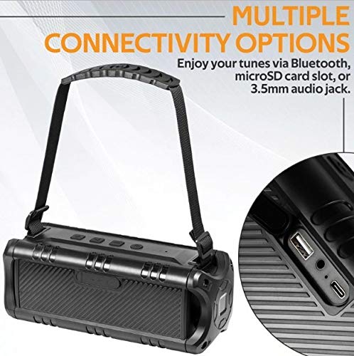 Promate Escalade 40 W, Wytrzymały, Wodoszczelny, Bezprzewodowy Głośnik Bluetooth IPX5, Idealny w Podróży