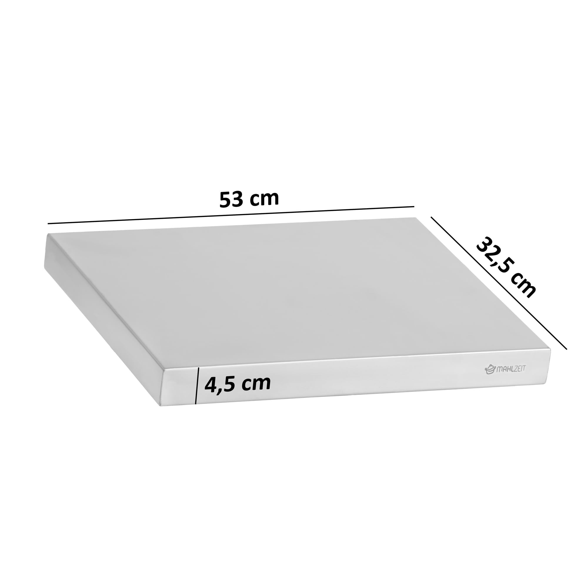 Mahlzeit Koele serveerschaal | 53 x 32,5 x 4,5 cm, dienblad voor GN 1/1 | koelplateau, gastronomische koelplaat | vershoudplaat, koelbord, koelplateau, thermopplaat, dienblad koeling