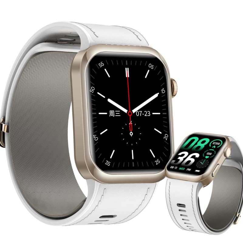 Health Smart Watch with Air Pump System 1 95 AMOLED Screen Fitness Tracker with Bluetooth Calling 24 7