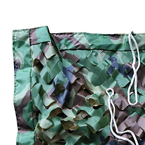 ZHJBD Camouflage Woodland Camo Netting Camouflage Net for Camping Hunting Shooting Sunscreen Nets Military Nets Army Mesh Net Hunting Blind Lightweight Durable (Size : 9x10m)