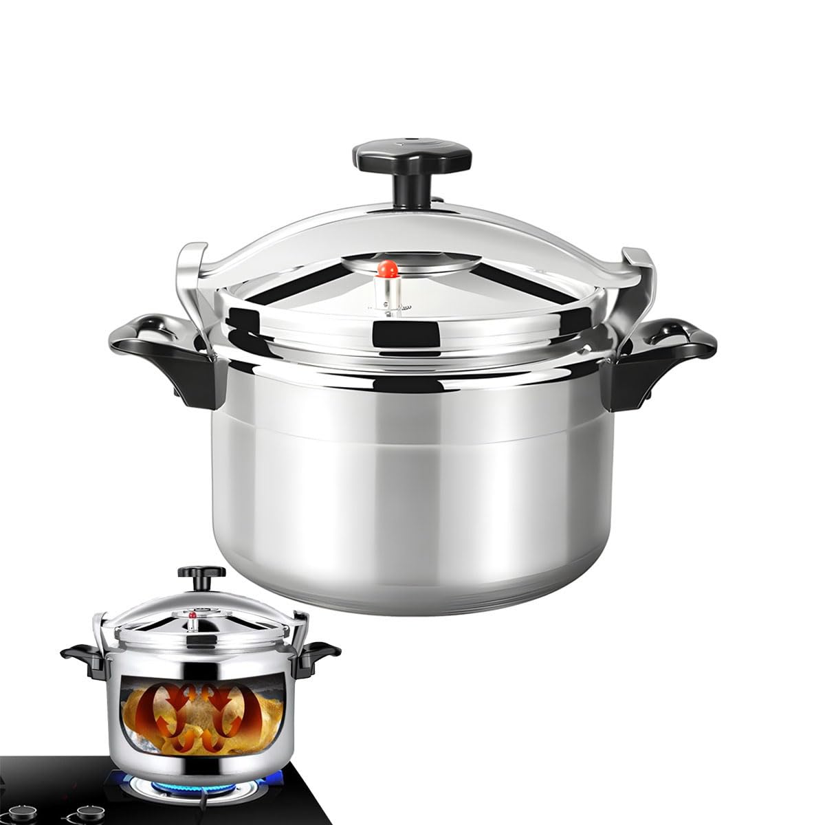 Cocotte Minute 7L/9L/11L/15L,Cocotte Minute Cuisinière à Gaz (9L)