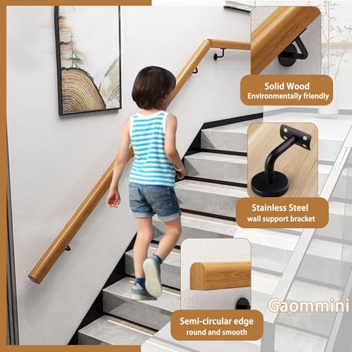 Rampes pour escalier avec ensemble complet de fixation murale robuste - 3