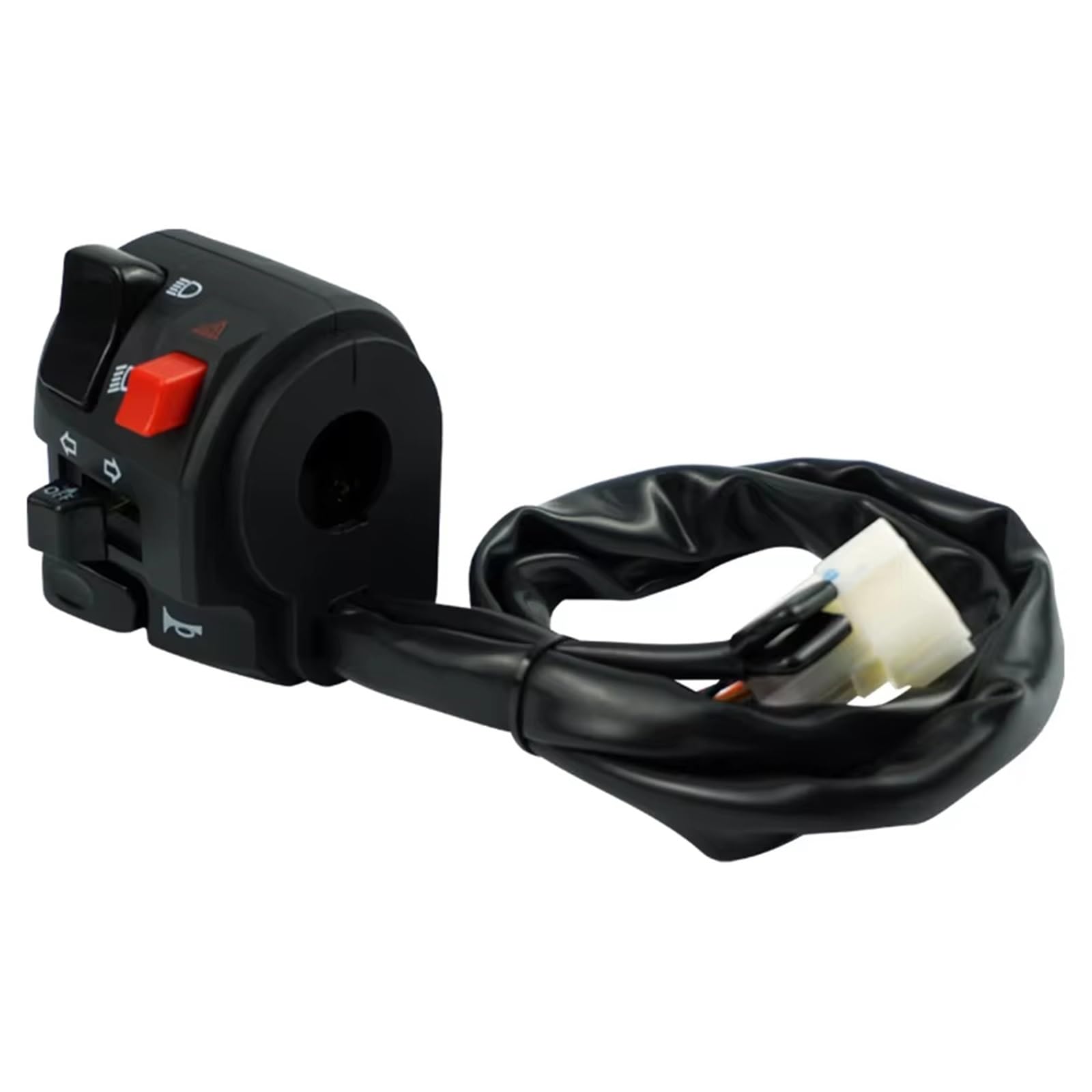 Interruttore clacson per moto Interruttore Manubrio 7/8" 22mm Interruttori Per Moto Pulsante Clacson Per Moto Indicatore Di Direzione Fendinebbia Elettrico Interruttore Di Avviamento Del Controller