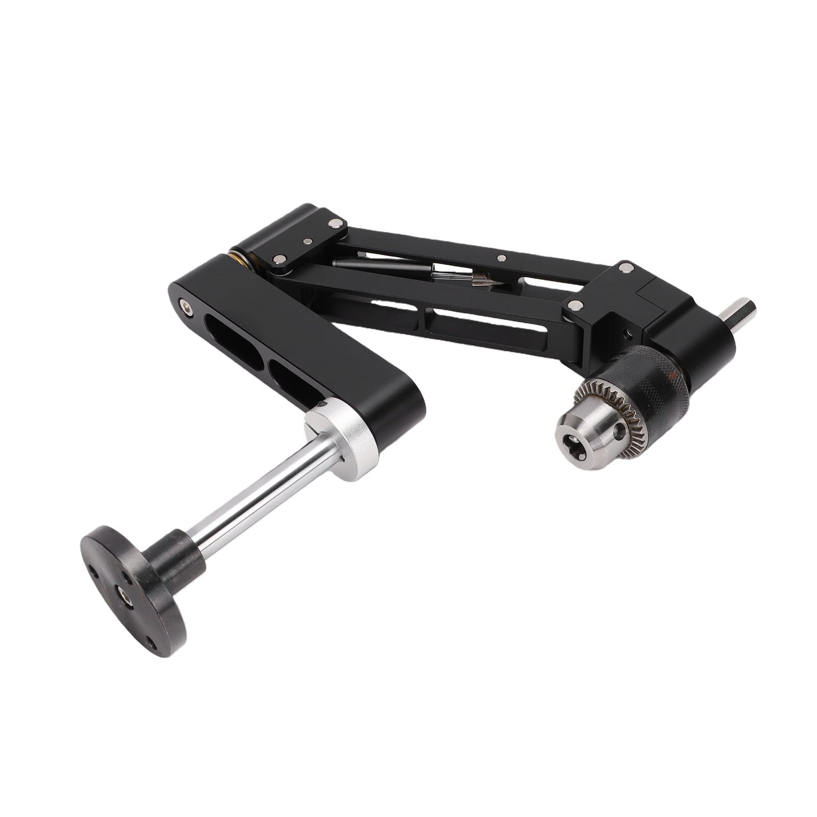 GOWENIC Staffa a Sbalzo per Maschiatura in Lega di Alluminio CNC, Corsa del Braccio da 130 Mm a Doppio Uso Orizzontale Verticale, Supporto per Braccio per Maschiatura Leggero con Mandrino a 3 Griffe