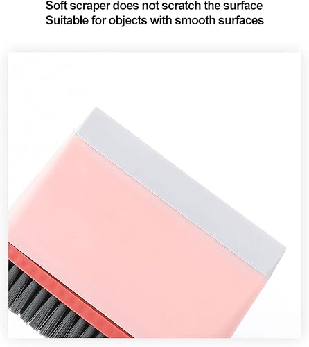 Miniatura 2 de 2 piezas de mini escobilla de limpieza para fregadero de cocina, multiusos, herramienta de limpieza 2 en 1 para mesa, baño, espejo, limpiaparabrisas