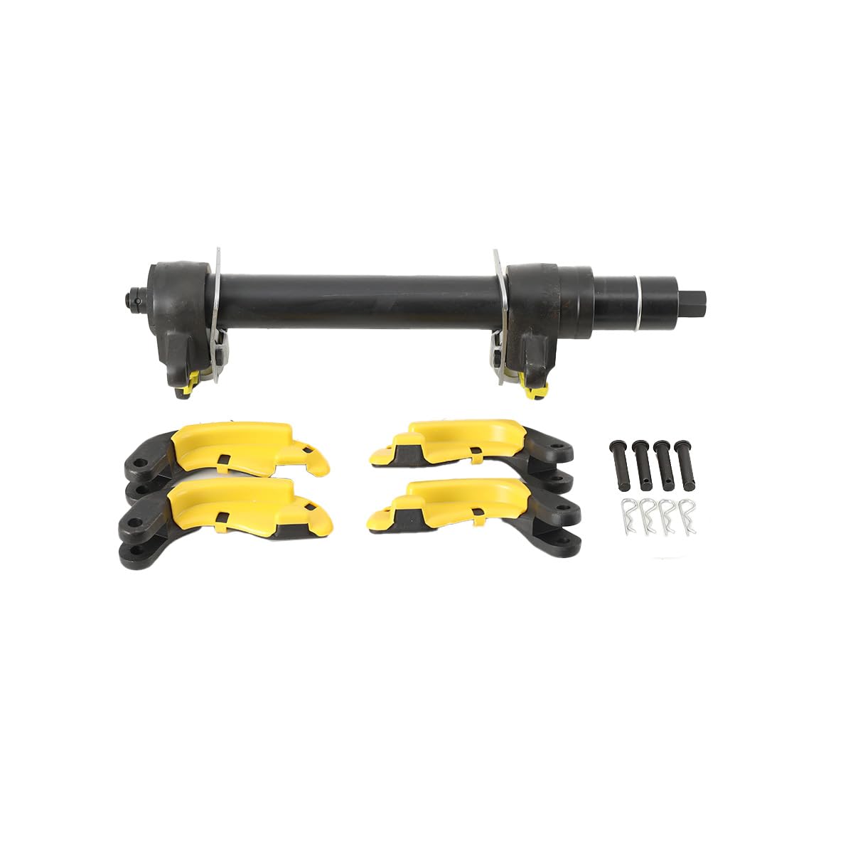 Federspanner 2300kg – Universal Federbeinspanner Set für KFZ Stoßdämpfer & Fahrwerk – Universal Federspanner KFZ für Motorräder, Autos, SUVs und mehr, Federdurchmesser 100-265mm