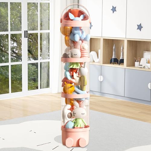 Contenedor transparente para muñecas ideal en dormitorios infantiles 7