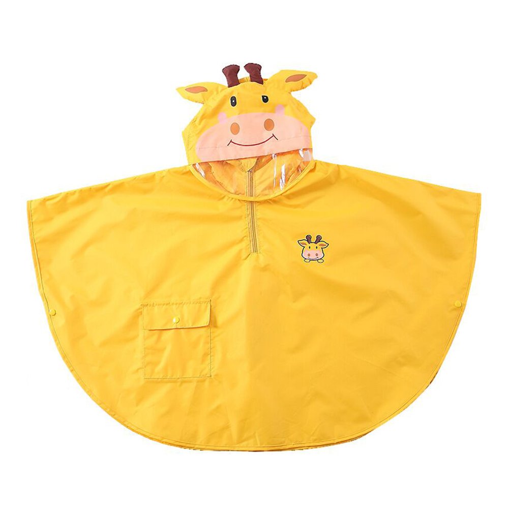 Poncho Lluvia Bebe Capa Impermeable Niño Niña Poncho Chubasquero Infantil Unisex Chaqueta Agua Lluvia Ropa Impermeable con Capucha Animal Adecuado para 2-6 años