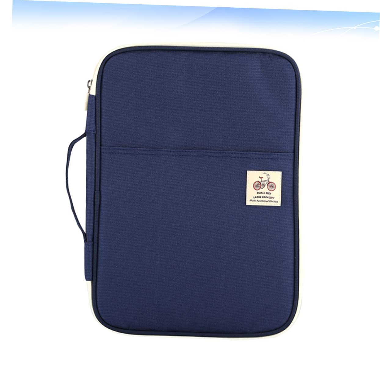 SHINEOFI Multifunktionale A4 Dokumententasche Mit Reißverschluss Business Portfolio Organizer Große Aufbewahrungstasche Für Reisen Und Büro Marineblau Für Herren Und Damen