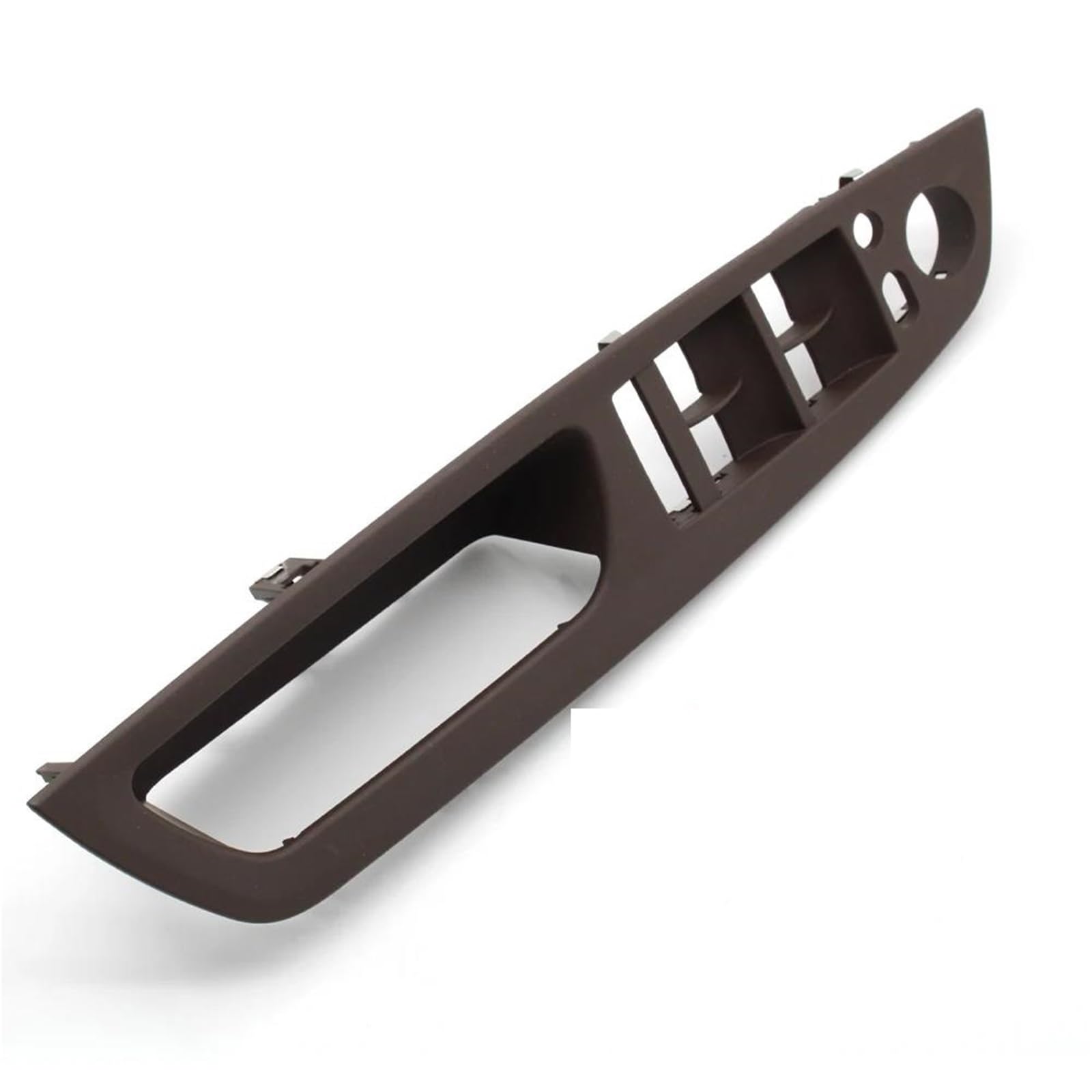 JTWMTY LHD Left Right Interior Door Handle with Leather Cover Assembly Set for BMW X5 X6 E70 E71 E72 2007-2014(Moka)