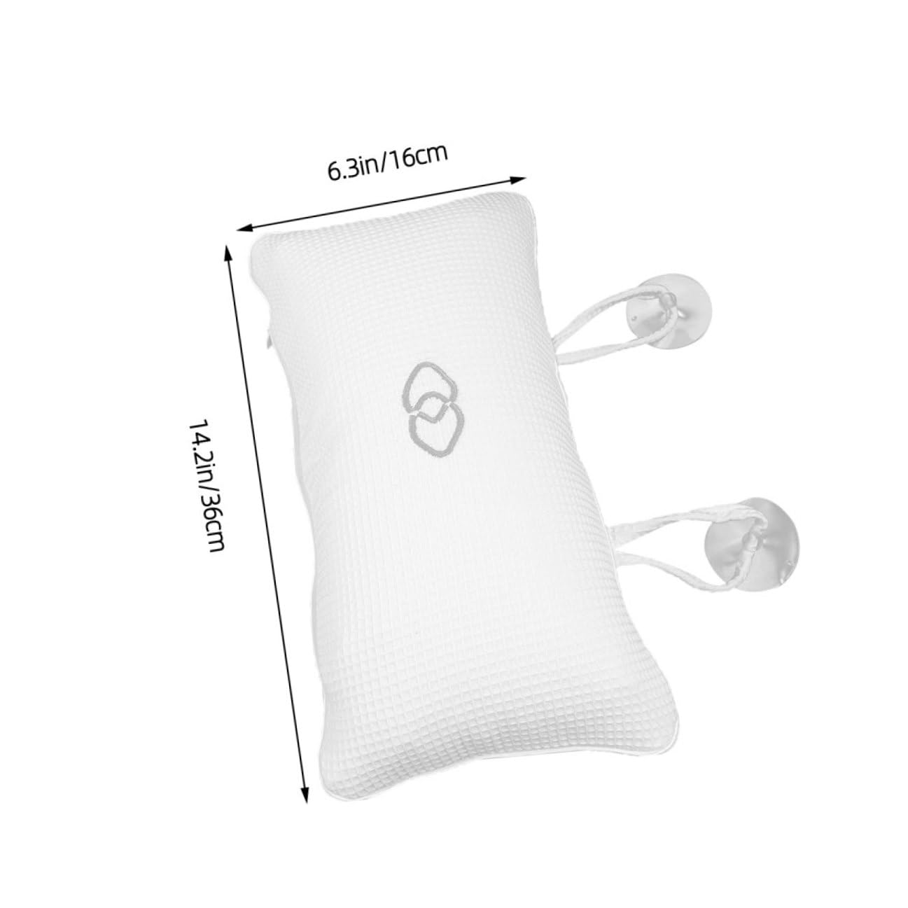 TOYANDONA 3 pezzi Cuscino da Bagno Ergonomico con Poggiatesta e Supporto Collo Soffice e Lavabile con Ventose Antiscivolo per Vasche Profonde per Rilassamento Spa e Bagno Confortevole