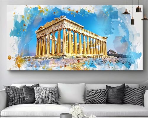 Kit Complet Peinture Diamant Grèce Cadeau Créatif DIY pour Enfant et Adulte Strass M920