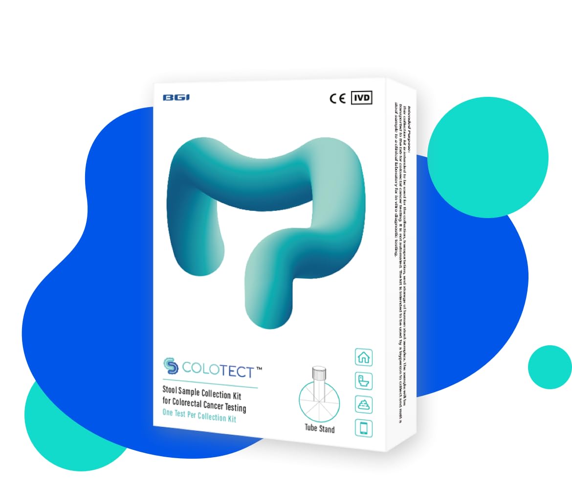 COLOTECT™ 3.0 Test non invasivo per lo screening del cancro del colon-retto, screening del cancro intestinale, rilevamento di polipi precancerosi. Kit di raccolta delle feci e analisi e risu