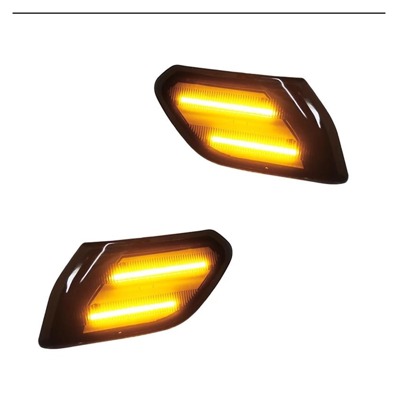 Genérico Intermitente Delantero Para Jeep Para Wrangler JL 2018-up 12V Luces LED De Posición Lateral Ámbar Reemplazar Señal Giro OEM