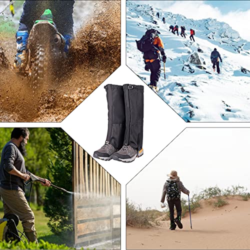 Hycoprot Leg Gaiters Waterproof Adjustable Snow Boot Gaiters For Men & Women, Hunting Gaiters For Hiking Walking Climbing And Skiing #TOP5