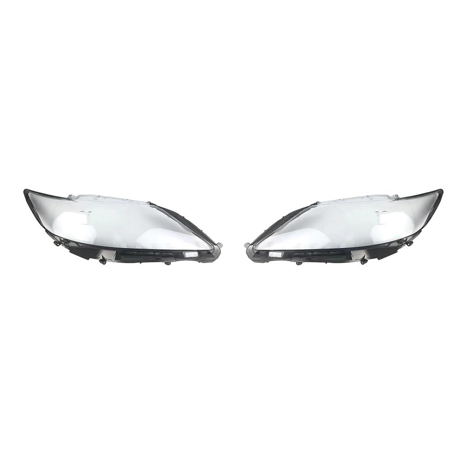 Coche Lámpara Cubierta Para Lexus ES250 ES300 ES350 2013 2014 Plexiglás Reemplazar Pantalla Faro Cubierta Faro Lente Transparente(A Piar)