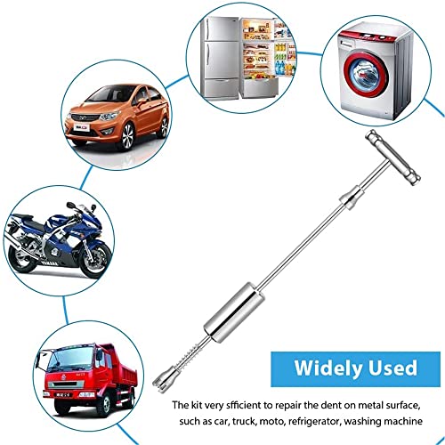 Sonrinss T-Bar Dent Puller - Car Dent Puller Remover Set, Dent Hammer, Car Dent Removal Tool Suitable For Car Dents/Auto Dent Removal/Hail Damage #TOP6